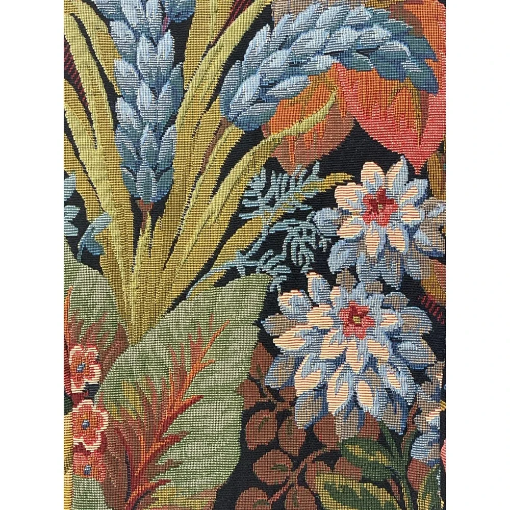 DONCASTER Vintage Boho Artistic 90's Tapestry Floral Vest Size 2  Multi Color - Picture 5 of 8